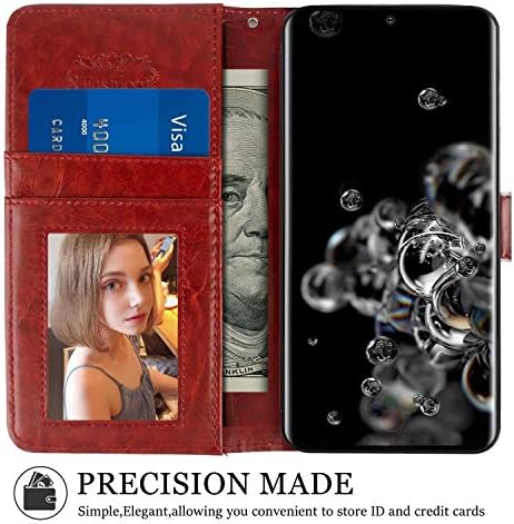 Чанта-портфейл за Samsung Galaxy S20 Ultra, калъф My Private Island с поставка за гледане, слот за карта, магнитна обтегач, гривна с