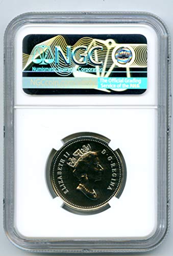 1999 ГЕРБА на Канада в 50 цента за полдоллара НАСЕЛЕНИЕ = 1 Полдоллара MS68 NGC