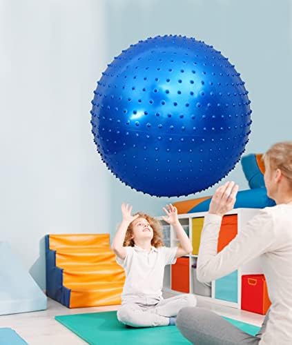 Голям Сензорен Масажна Топка за деца от 2 Опаковки В топка за упражнения 33,5 85 см за деца, Голяма Надуваема Топка с Тактильными шипове,