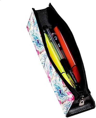 TBOUOBT козметични чанти, козметични чанти за грим за жени, Малки Пътни Чанти За Грим, Магнолия Цветя от Павлиньего Пера