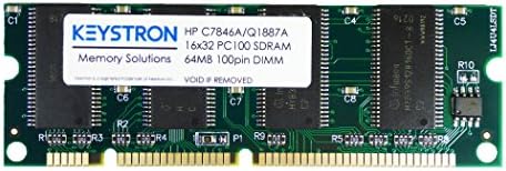 64 MB 100-контакт памет PC100 SDRAM, съвместима с HP C3913A C7846A Q1887A Q7708AX за Color Laserjet 1200 1200se 1200n 1220 1320 1300 1300n