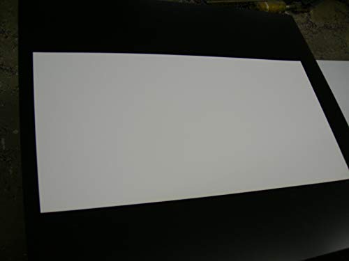 Бял Стирол-стиропор с Дебелина 0,20 инча 12 X 48 Пластмасов лист RP087