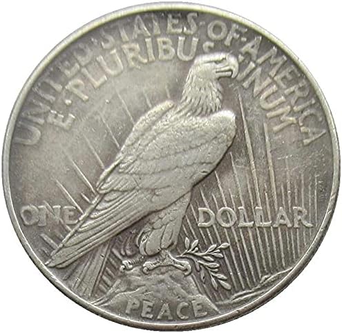 US $1 Peace Pigeon 1921 сребърно покритие Копие на Възпоменателни монети