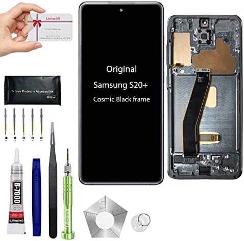 Samsung Galaxy S20 Plus (5G) Подмяна на LCD екрана на истински оригинално OEM-дисплей с цифров преобразувател едно докосване на екрана в събирането на G985 (F/D/S) G986 (0/T/U/ V /W) Премиум-на?