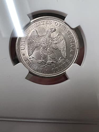 1875 S 20 Cent САЩ MS61 NGC