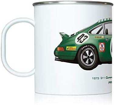 GarageProject101 1973 911 Carrera RSR (24 часа на Льо Ман) илюстрация на Кафе чаши