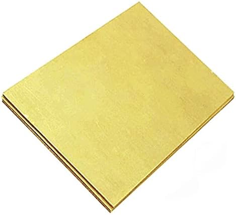 YUESFZ Меден лист фолио, Месинг лист с Дебелина от 0,8 до 5 мм, 300x300 mm, Широко използвани при проектирането на продукта Металообработване