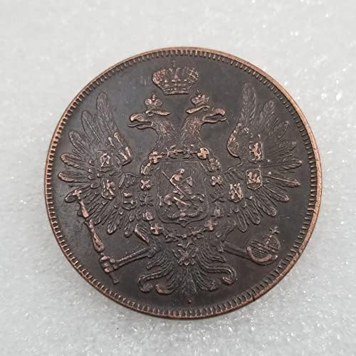 Старинни Занаяти 1858 Месинг Сребърен Долар Сребърна Кръгла Чуждестранните Монети Антични Колекция