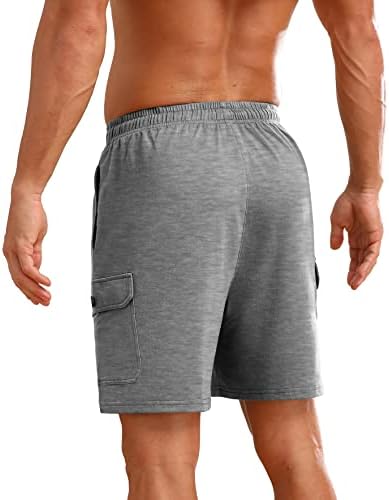 Мъжки къси Панталони NITAGUT, Ежедневни Модни Шорти от Еластична гумена лента За кръста, Летни Плажни Шорти Класически, Намаляване, Спортни