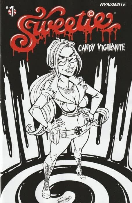 Sweety Candy Vigilante #1И VF / NM; Комикс Динамит | FOC 1:10 възможност Ч /Б