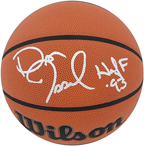Дан Иссел подписа на Уилсън За баскетбол в закрито / На открито NBA w/HOF'93 - Баскетболни топки с автографи
