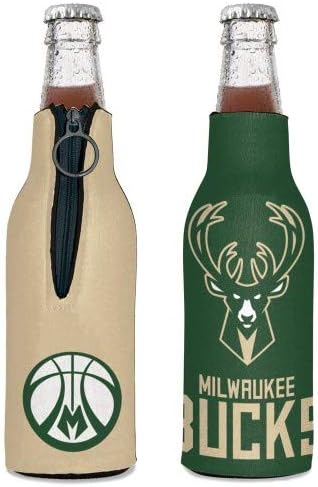 Охладител за бутилки WinCraft NBA Milwaukee Bucks, Цветовете на отбора, Един Размер