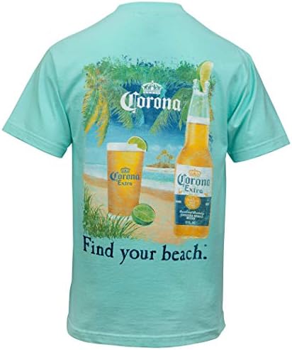 Тениска с принтом Corona Extra Find Your Beach на гърба