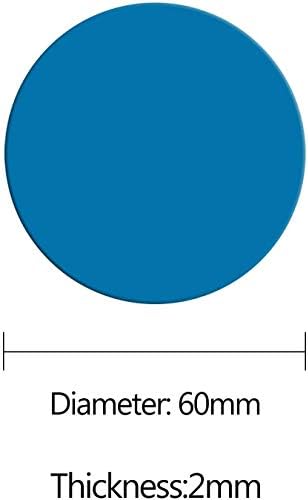 YUESFZ Акрилен лист дъска от перспекса Кръгла форма Матово на цвят, може да се използва за по-малки аксесоари САМ, Диаметър: 90 мм Акрилен лист (цвят: синьо небе)