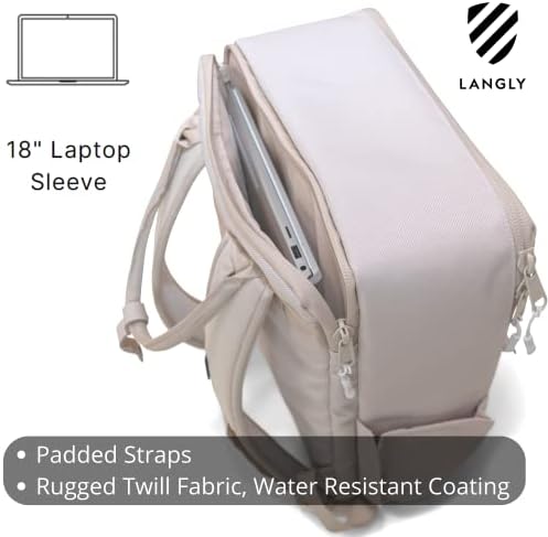 Раница за камера Langly Sierra: Модерен и удобен за пътуване раница за фотография, съвместим с 18-инчов лаптоп, така и с аксесоари за