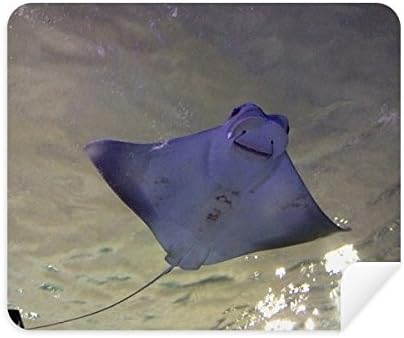 Ocean Ray Skate Science Nature Picture Плат За Почистване на Екрана за Пречистване на 2 елемента Замшевой Тъкан