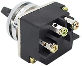 HIKOTA 1 бр. Дръжка за Превключване на Джойстик Контролери 30 мм Централен ключ LS2-2 LS2-3 Завъртане на превключвателя за избор на 2/3 кутия 380VAC 10A (Цвят: LS2-2)