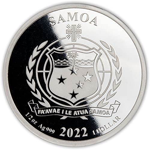 2022 DE Отровната PowerCoin Вътрешни Тайпан ½ Унция Сребърна монета 1 $ Самоа 2022 Proof