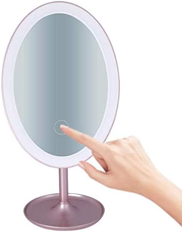 KMMK Стенни Огледала за Тоалетна Масичка, Огледало За Грим, Десктоп Led Огледало За Грим, Творчески Лампа, Интелигентна Сензорна Зареждане
