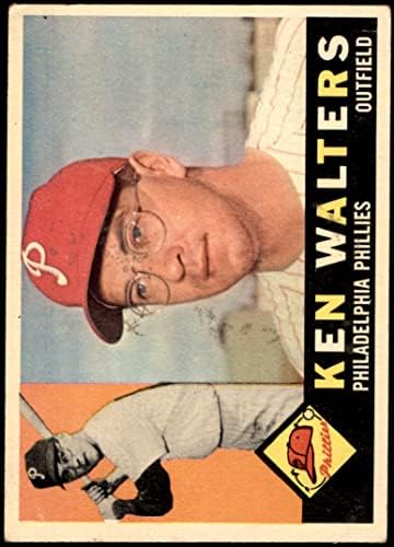 1960 Topps # 511 Кен Уолтърс Филаделфия Филис (Бейзболна картичка) VG/БИВШ Филис