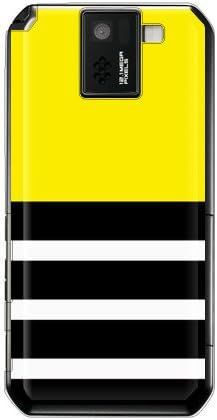 Втора кожа с еднакво кант Жълт цвят (Прозрачни) Дизайн от ROTM/за AQUOS Phone sv SH-10Г/docomo DSH10D-PCCL-202-Y384