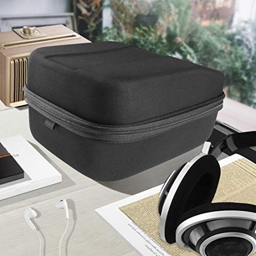 Калъф Geekria Shield за режийни слушалки голям размер, работа на смени Пътна чанта с твърд защитен корпус и кабел за съхранение, съвместими