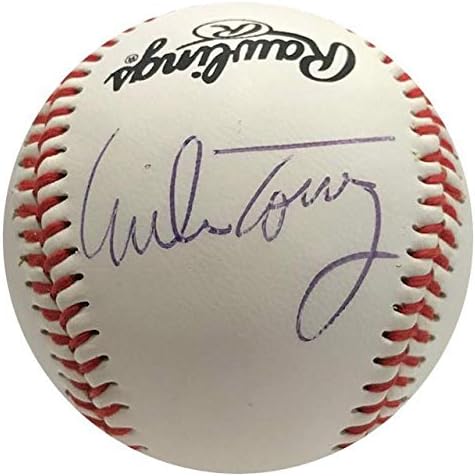 Майк Торес С Автограф на Официалната лига Бейзбол - Бейзболни топки с Автографи