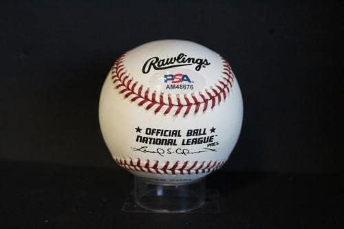 Бейзболен автограф с автограф на Стан Музиала Auto PSA/DNA AM48676 - Бейзболни топки С Автографи