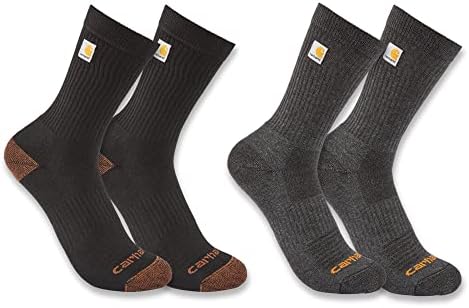 Мъжки экипажные чорапи с логото на Carhartt средно тегло от 2 опаковки