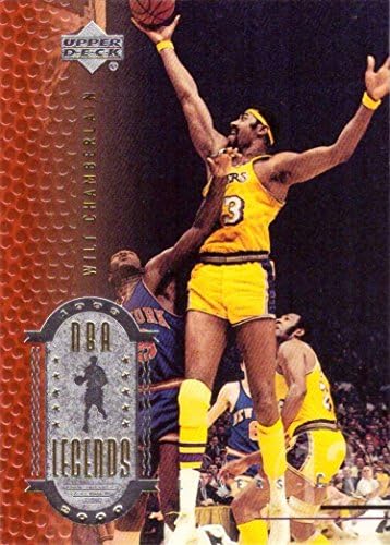 1999-00 Горната палуба НБА Легенди на #13 Баскетболно карта Уилта Чембърлейн Лос Анджелис Лейкърс