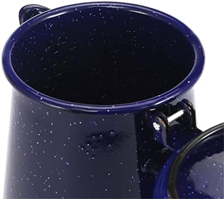 WSSBK синьо кана за кафе, емайл чайник, кана за ръчно заваряване, чайник в ретро стил, звезден синьо кана, кухненски прибори (Цвят: A,