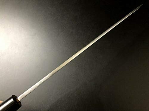 Японски нож Tsukiji Aritsugu Aritsugu Chef Черно Филе Деба Бяла Стомана 240 мм 9,44 инча Magnolia Персонализирани Име, Метал